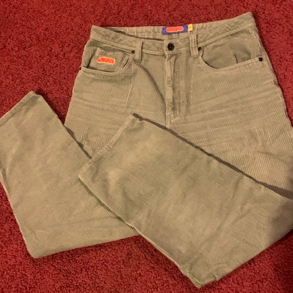 Zumiez Empyre Loose Fit Skate Corduroy Pants Green